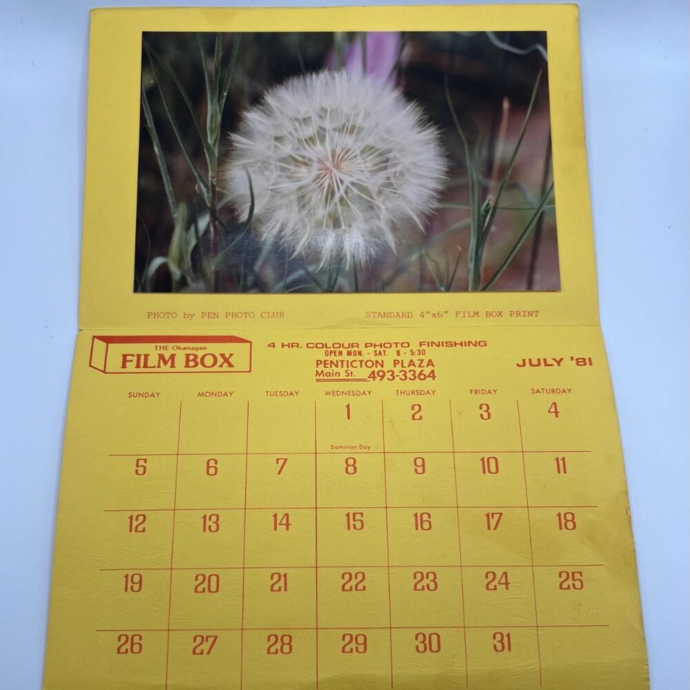😎LAST CHANCE! $5/OR OFFERS CONSIDERED!💋 1980-82 Film Box Penticton, BC Canada